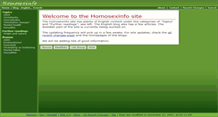 Desktop Screenshot of homosexinfo.org